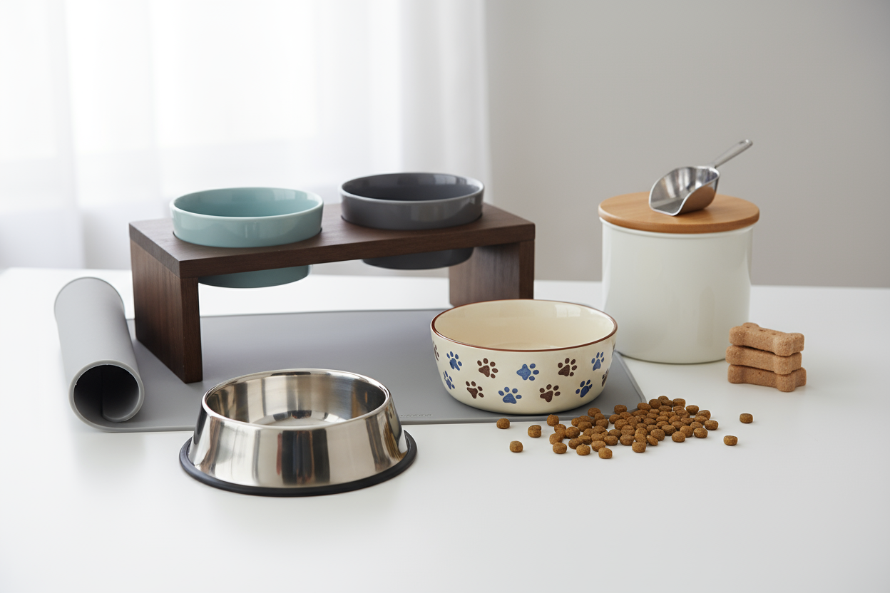Dog Feeding Bowl & Accessories