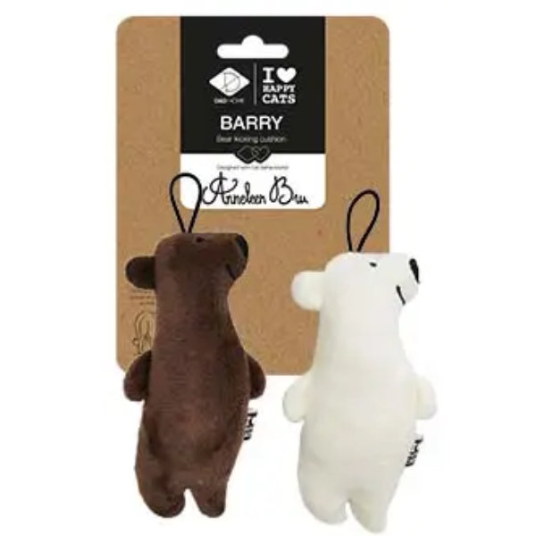 BARRY THE BEAR CAT KICKING CUSHION