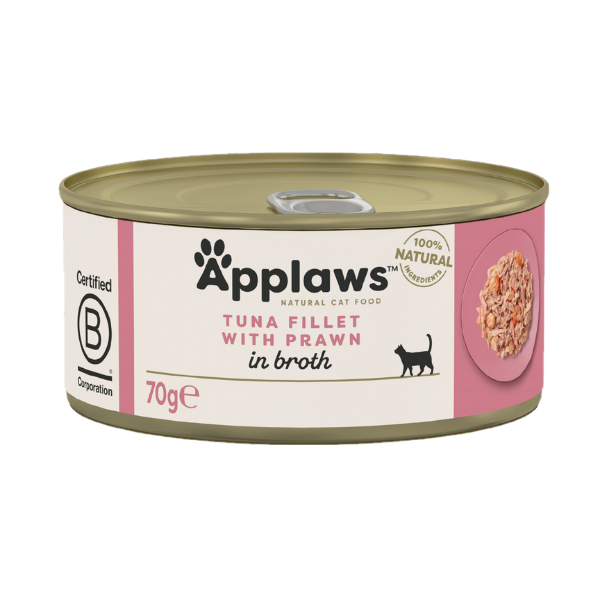 APPLWS CAT TIN TUN FLK&PRWN 70Gr