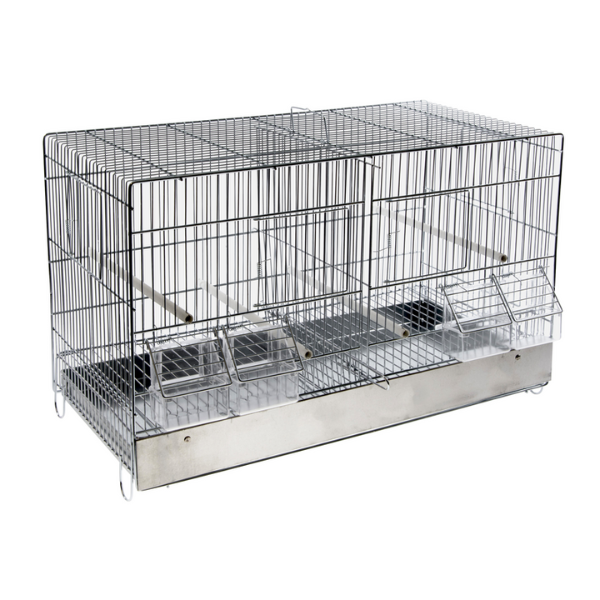 GALVANIZED BIRD CAGE 55X27X35