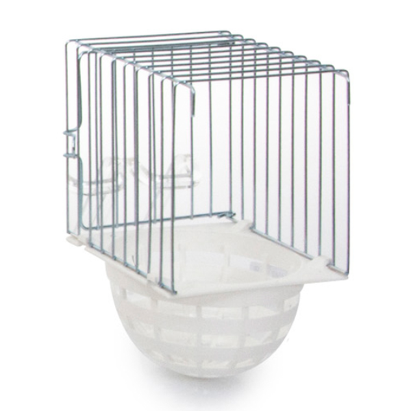 BIRD NEST CAGE W/PLASTIC BOTTOM