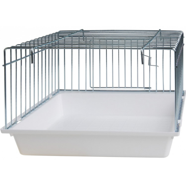 BIRD BATH W/METAL ROOF