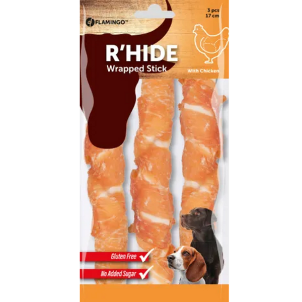 Flamingo Chicken Wrapped Sticks M