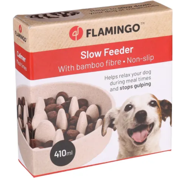 Flamingo Slow Feeder, 410ml