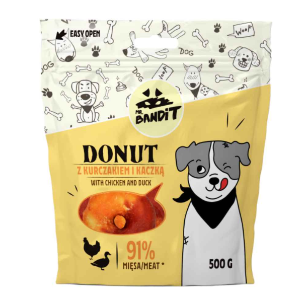 Mr Bandit Donut Chicken and Duck, 500g