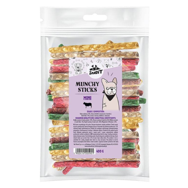 Mr Bandit Munchy Sticks, 12cm