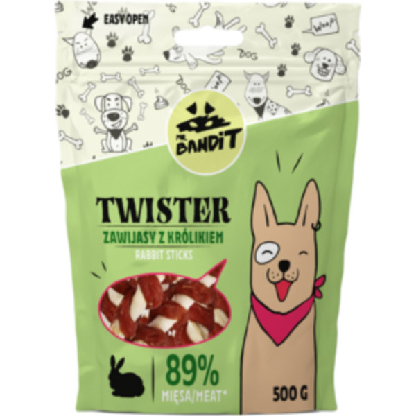 Mr Bandit Rabbit Twister, 500g