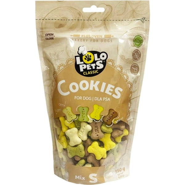 Lolo Pets Bakery Biscuits Dogs Bone Shaped Mix S 350g