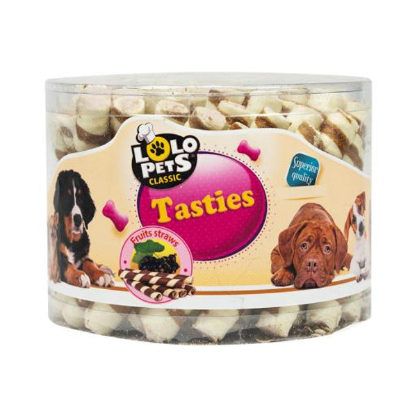 Lolo Pets Tasties Straws Dogs Fruit 60pcs