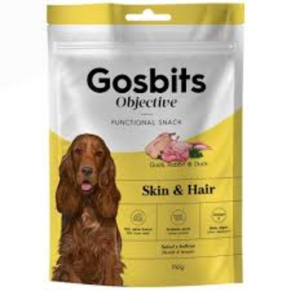 GOSBITS DOG OBJECTIVE SKIN & HAIR 150G