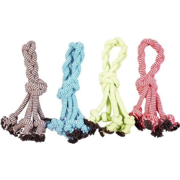DUVO DOGTOY SCOOBY ROPE STICK W/LOO
