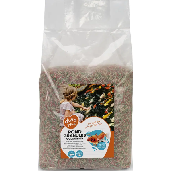 DUVO+ POND GRANULES COLOUR MIX 40L