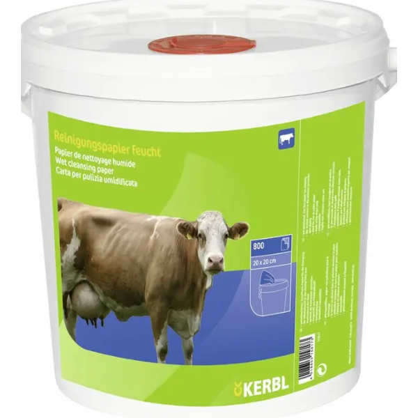 KERBL UDDER TOWELS WET 20X20CM 800PCS