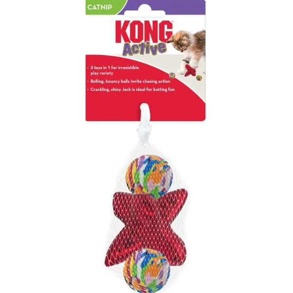 KONG CAT ACTIVE JACKS 3PCS