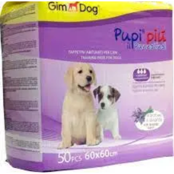 PUPI PIU' NAPPIES LAVANDER 60X60cm 50pcs