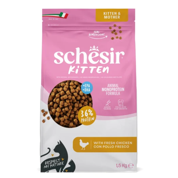 Schesir Kitten Monoprotein Chicken Dry Food