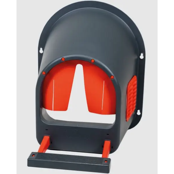 OLBA 'MYCOZYNEST' RED PLASTIC HEN NEST