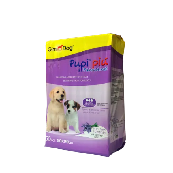 PUPI PIU' NAPPIES LAVANDER 60x90cm 50pcs