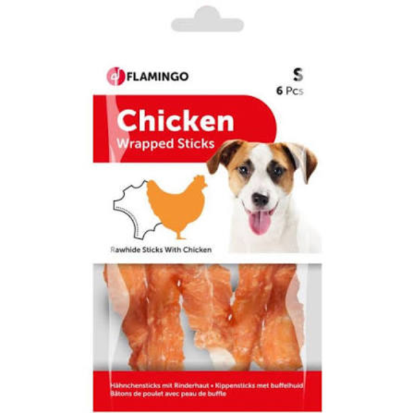 Flamingo Chicken Wrapped Sticks S