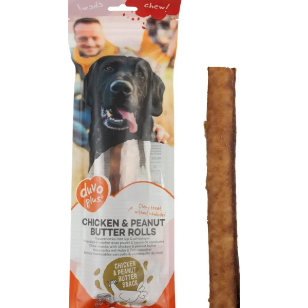 CHEW! CHICKEN&PEANUT BUTTER ROLLS L