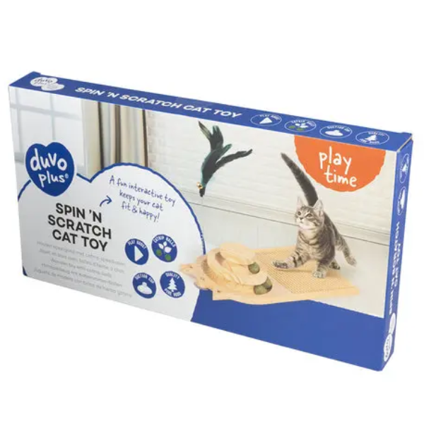 DUVO+ PLAY N SCRATCH CAT TOY