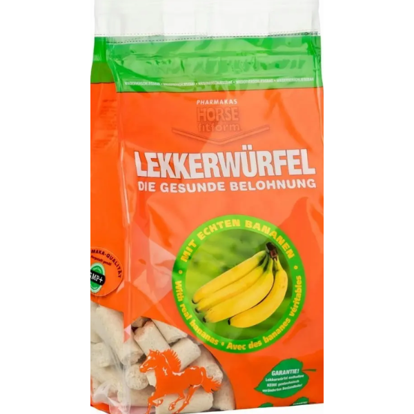 DELICIOUS CUBES W/BANANA 1KG