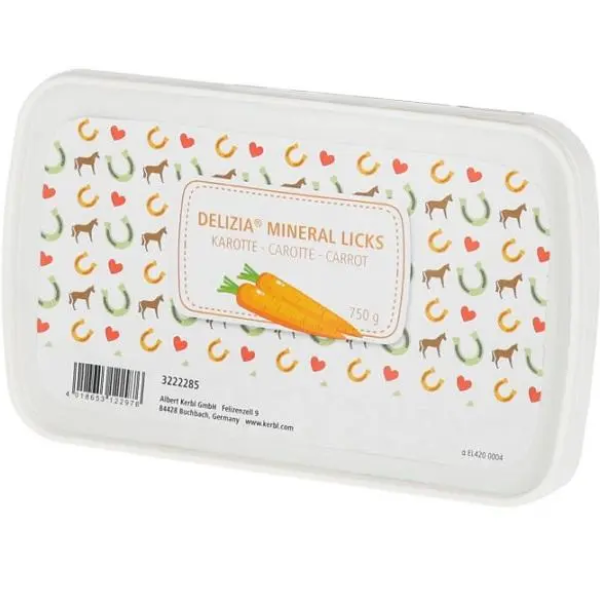 DELIZIA MINERAL LICKS CARROT 750G