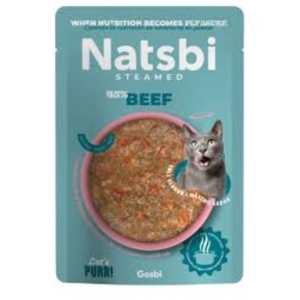 Gosbi Natsbi Steamed Beef, 80g