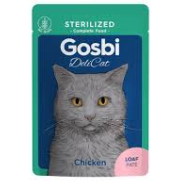 Gosbi DeliCat Sterilized Chicken Loaf, 70gr