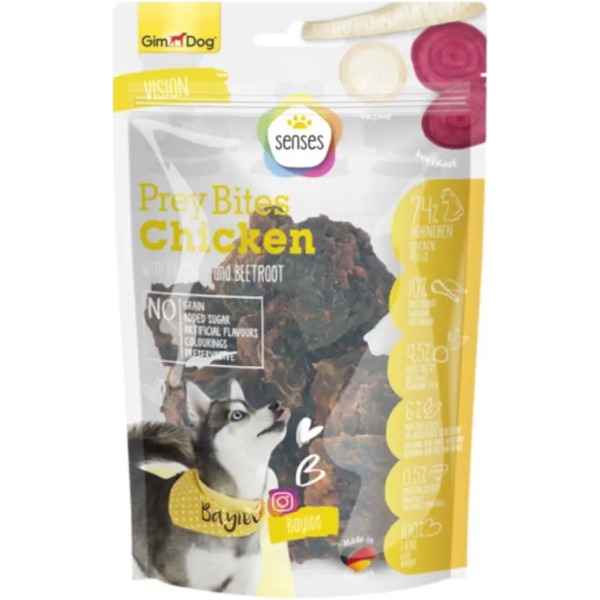 GIMDOG SENSES PREY BITES CHICKEN+PARSNIP