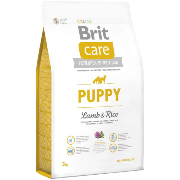 BRIT- SP DOG PUPPY LAMB & RICE 3KG