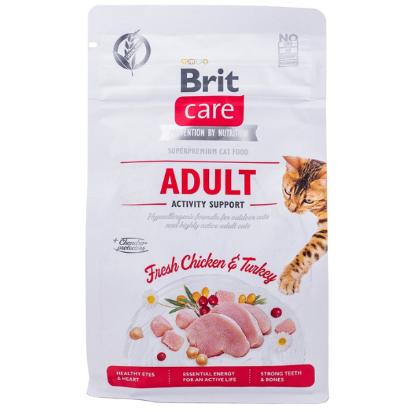 BRIT Care Adult Cat – Activity Support (Fresh Chicken & Turkey)