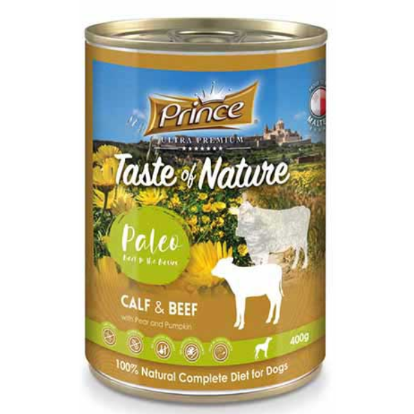 PRINCE TON PALEO CALF BEEF PEAR 400G LIME