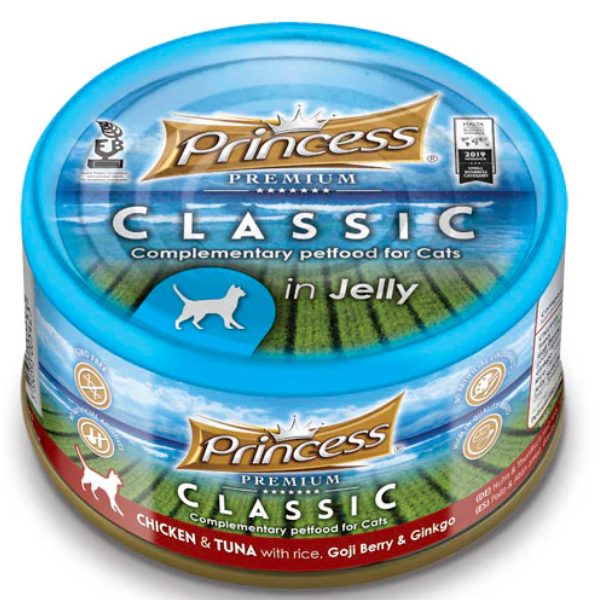 PRINCESS PREM CHICKEN, TUNA, GOJI, 170GR