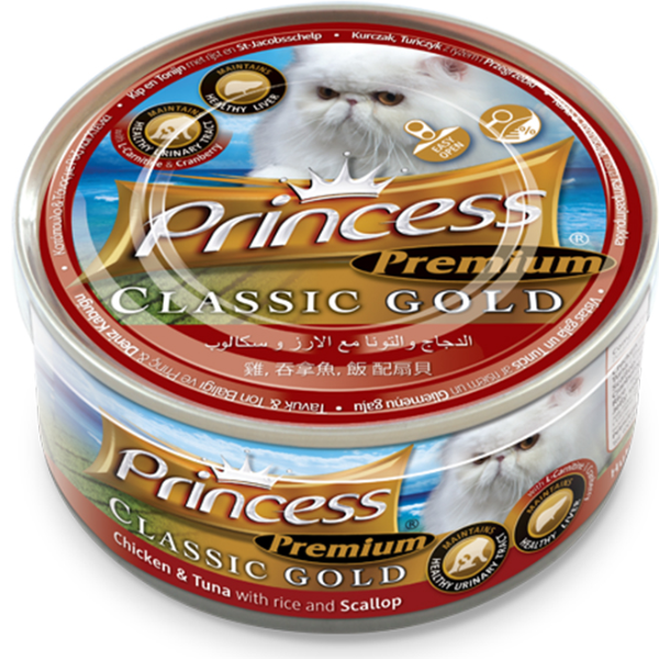 PRINCESS CHICK TUNA SCALLOP LIVER/UROLO  170G