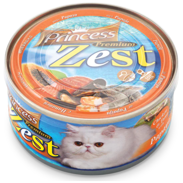 PRINCESS PREM ZEST PAPAYA ORANGE 170G