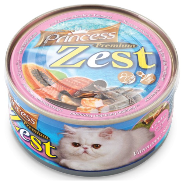 PRINCESS PREM ZEST SRMP PNK 170G