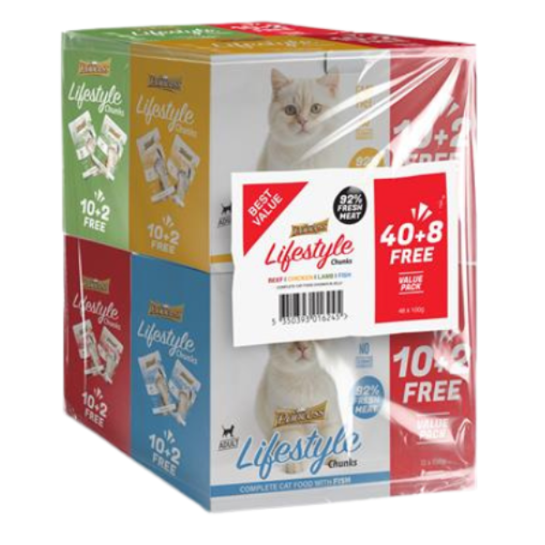 LS POUCHES CHUNKS 10+2 100G