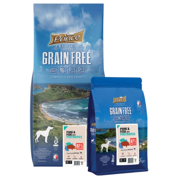 PRINCE GRAINFREE PORK&FISH POSTB