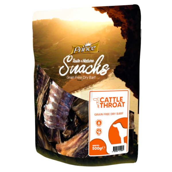 PRINCE NATURAL SNACKS - CATTLE THROAT 500G