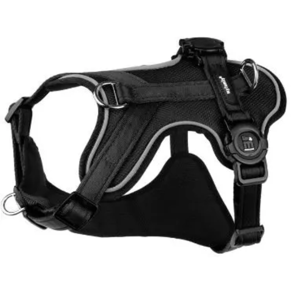 MEMOPET BLACK H-HARNESS XL 2.8CM