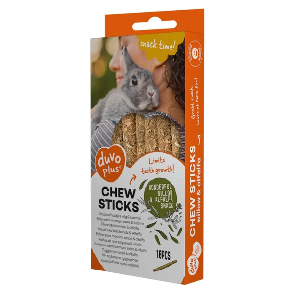 DUVO+ CHEW STICKS WILLOW & ALFALFA 10PCS