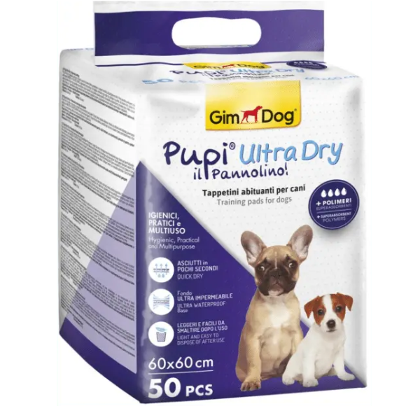 TRAINING PADS PUPI ULTRA DRY 60X60CM