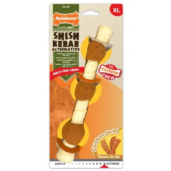 NYLABONE EXTREME CHEW SHISH KEBAB CHICKEN XL