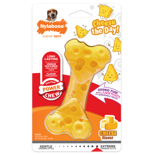 NYLABONE EXTREME CHEW CHEESE BONE MEDIUM