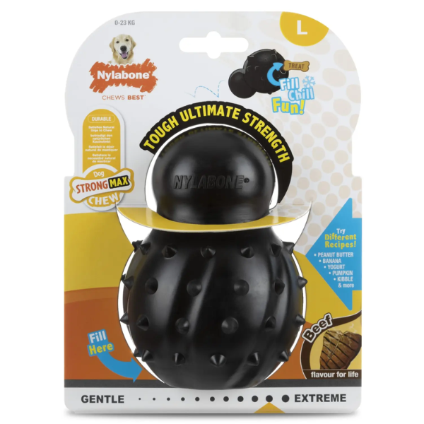 NYLABONE STRONG MAX CONE CHEW BEEF LARGE