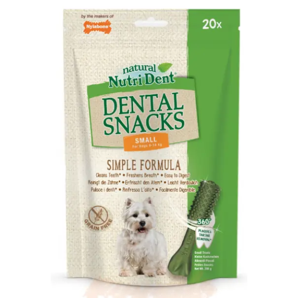 NYLABONE NUTRIDENT SMALL POUCH 20PCS