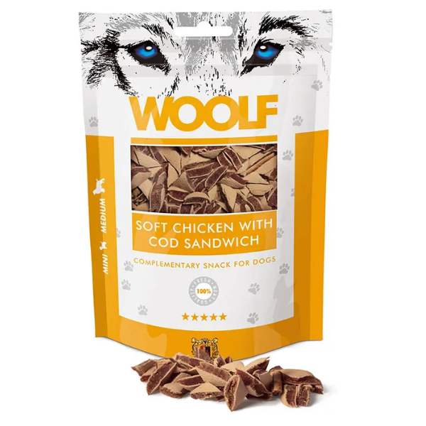 WOOLF CHICKEN AND COD SANDWICH