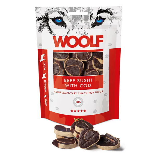 WOOLF BEEF SUSHI W/COD