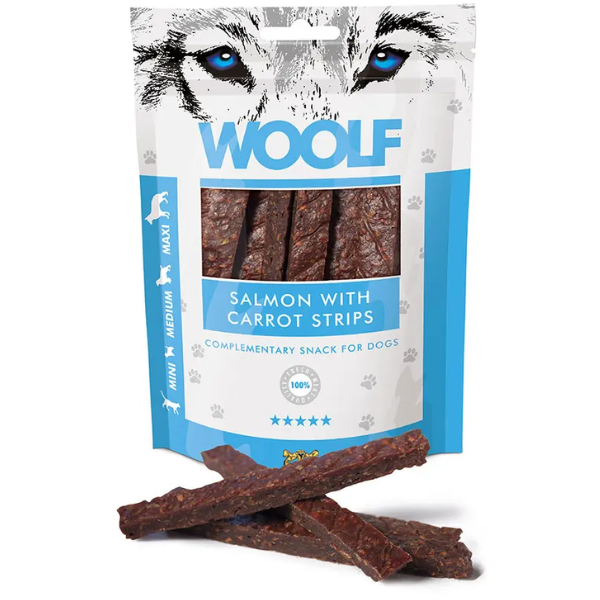 WOOLF SALMON W/ CARROT STRIPS